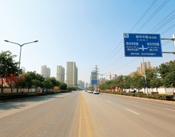 榆林市曲江新区雁环中路道路